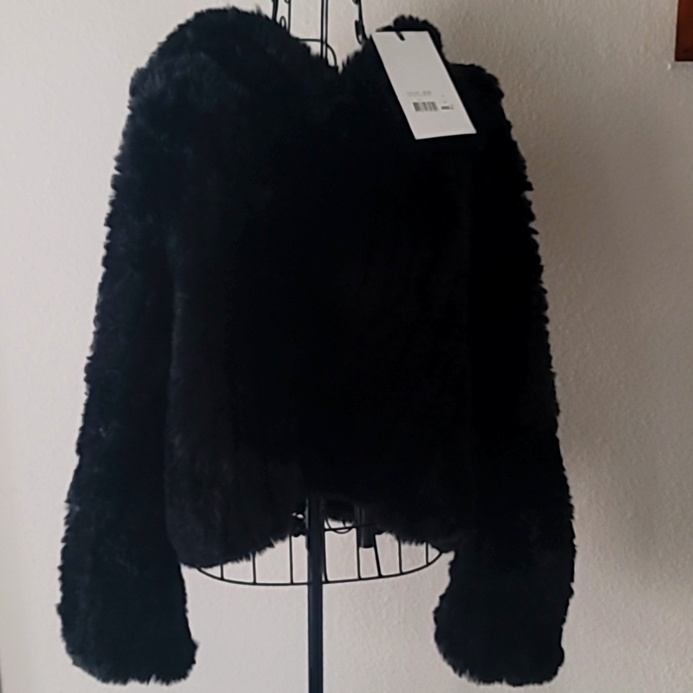 Kooples hood knitted sweater